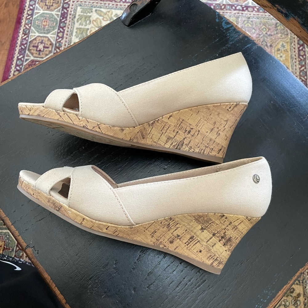 Life Stride fabric wedge